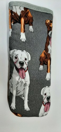 Boxer dogs glasses case - dogs,