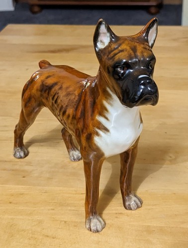Vintage goebel porcelain boxer - vintage,