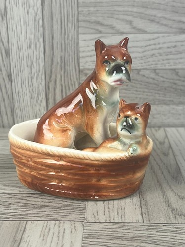Boxer dog figurine mother - figurine, &
