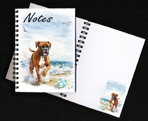 Boxer dog notebook notepad - boxer, +