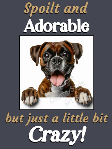 Boxer dog brindle funny - dog,
