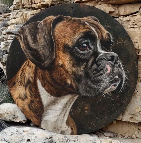 Boxer dog lover classic - dog, metal