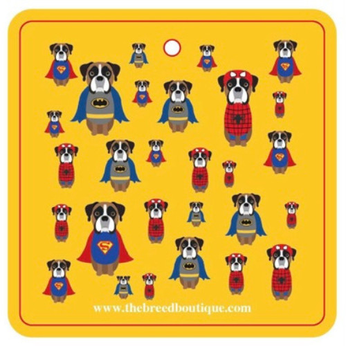 Boxer dog superhero - dog,