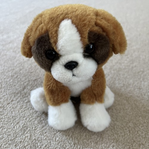 Keel toys brown white dog - brown,
