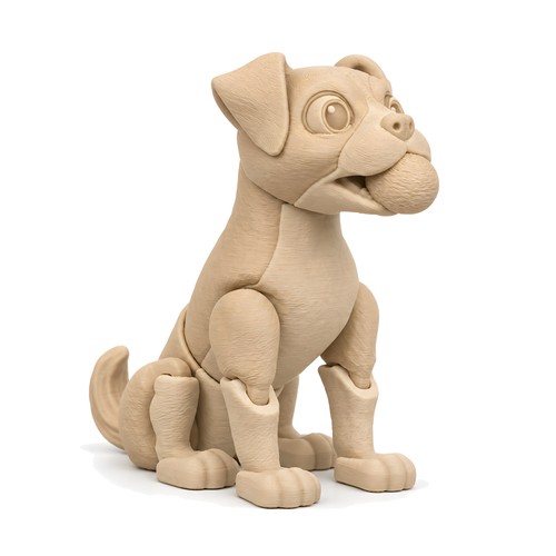 Boxer puppy figurine - boxer,