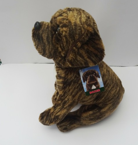 Brindle boxer dog as it - dog, 12",