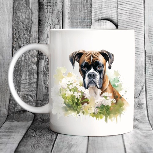 Boxer dog mug ideal - boxer, gift