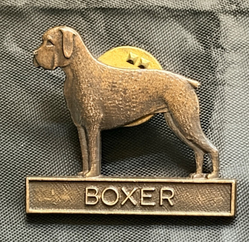 Vintage boxer dog - boxer,