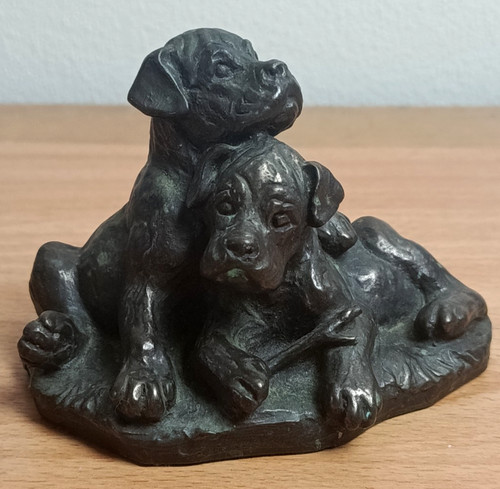 Heredities cold cast - heredities, bronze