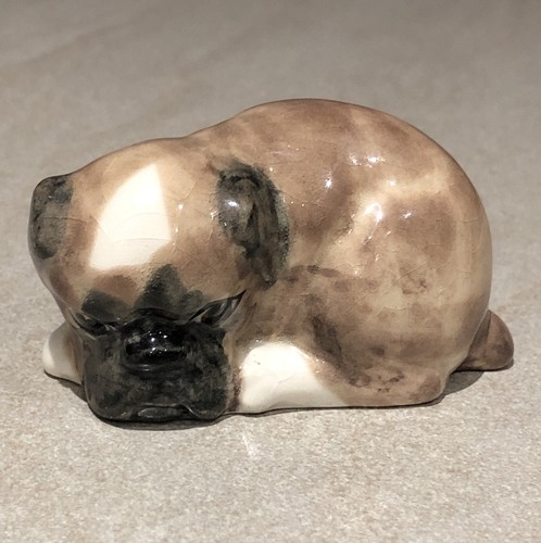 Vintage ceramic puppy boxer - puppy,