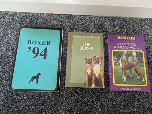 Vintage boxer dog books bundle - vintage,