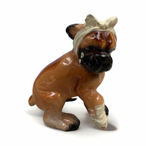 Boxer dog ceramic - boxer,