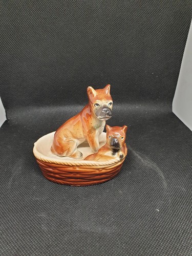 Vintage boxer dogs mother - boxer, &