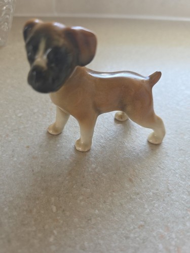 Vintage boxer dog ornament - vintage,