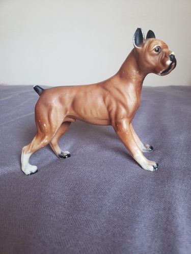 Vintage dog boxer - dog, standing