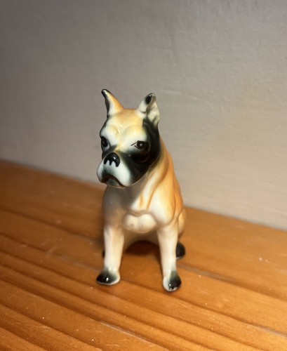 Vintage ceramic dog - vintage, boxer