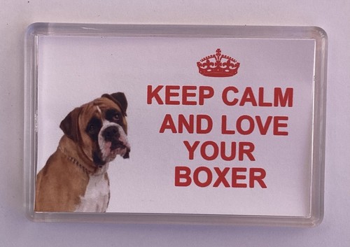 Boxer dog fridge magnet keep - dog,