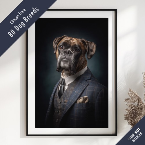 Smartly dressed dog portrait - smartly,